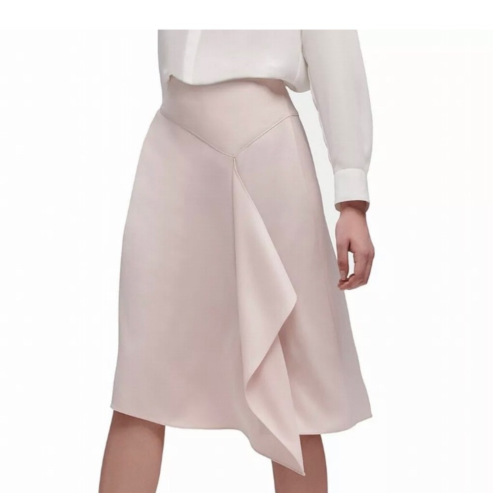 DKNY Womens Skirt Blush Pink Size 10High-Waist $79